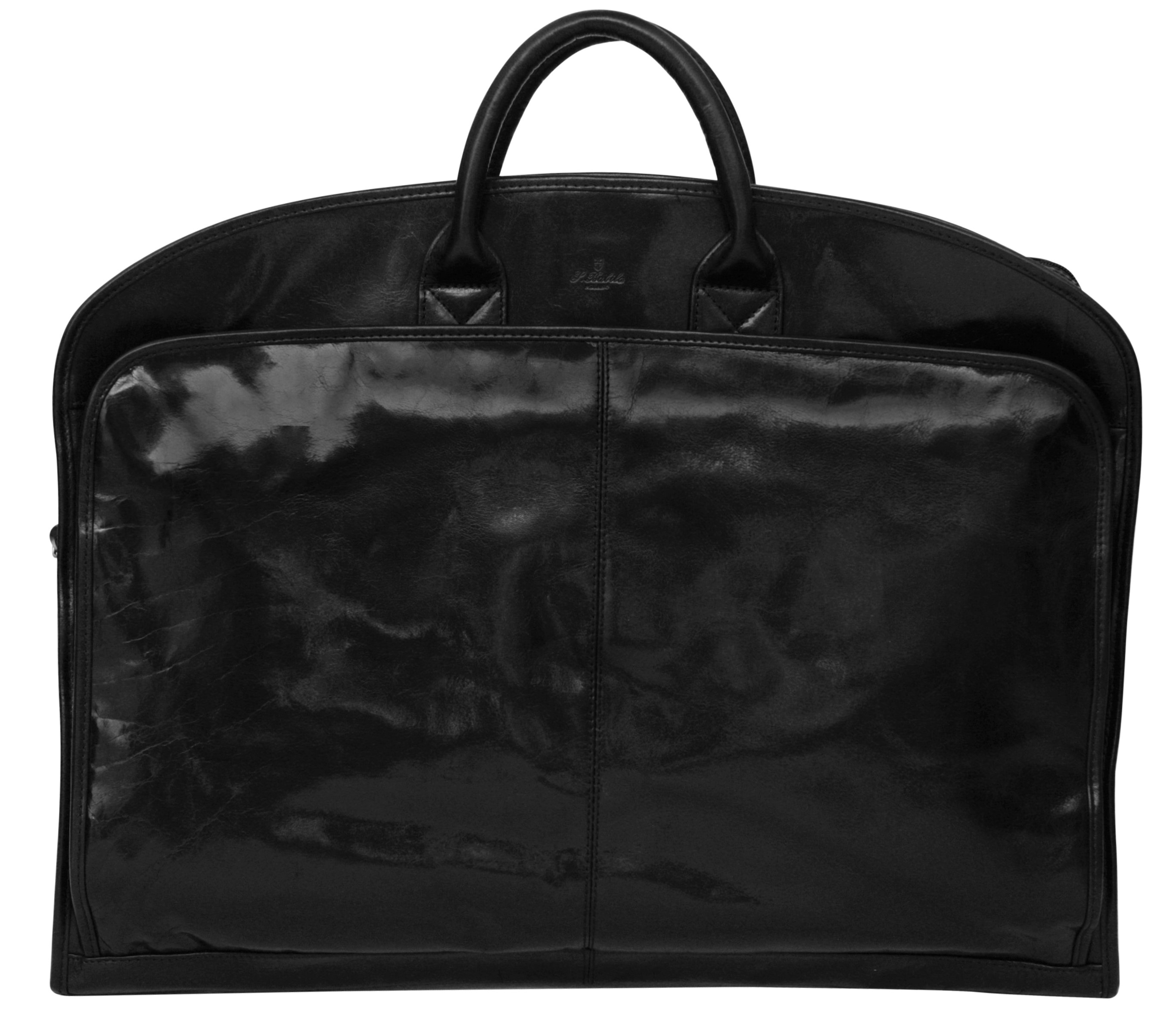 S Babila Top Grain Leather Soft Garment Bag Suiter Suit Carrier Dress